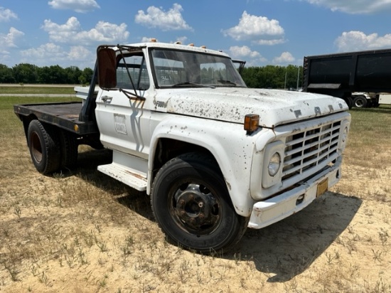 1973 Ford F600 Flat Bed Truck Vin F70EVR73699
