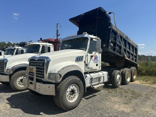 2012 Mack GU713 Tri Axle Dump Truck