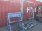 2 METAL RACKS