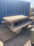 6FT CONCRETE PICNIC TABLE