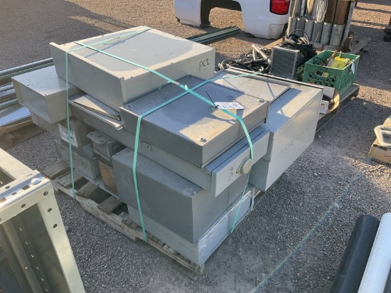PALLET OF ELECTRICAL PANELS