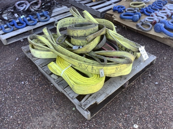 PALLET OF ASST LIFTING STRAPS