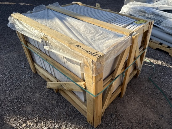 CRATE OF TRAVERTINE PAVERS