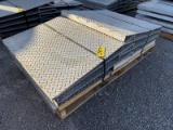 PALLET OF ALUMINUM DECK PIECES