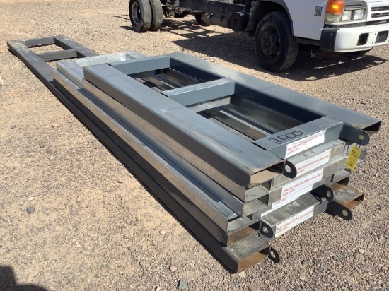 STACK OF STEEL MULTI-USE STEEL TRANSPORT FRAMES