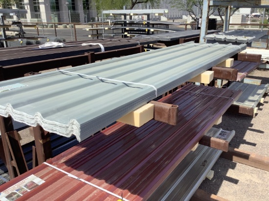 (30) 3FT X 12FT GREY POLYCARBONATE ROOF PANELS