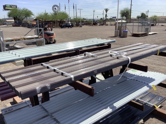 (70) 3FT X 12FT BROWN METAL ROOF PANELS