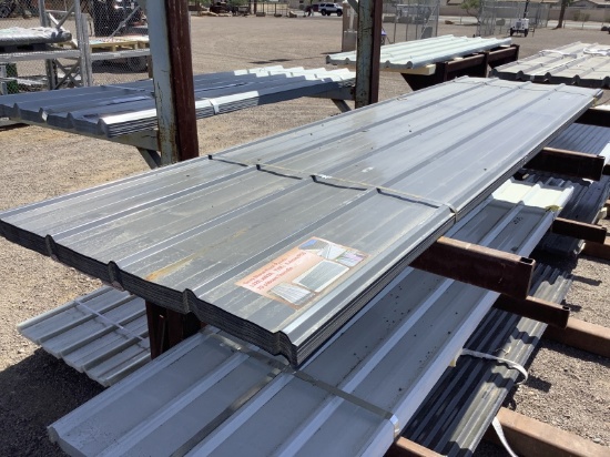(70) 3FT X 12FT GREY METAL ROOF PANELS