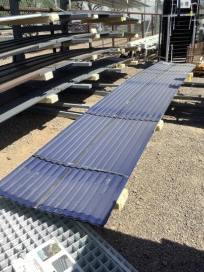 (20) 3FT X 20FT BLUE METAL ROOF PANELS