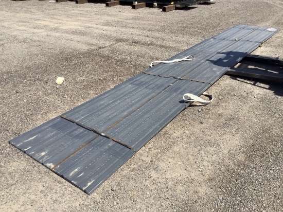 (20) 3FT X 20FT GREY METAL ROOF PANELS