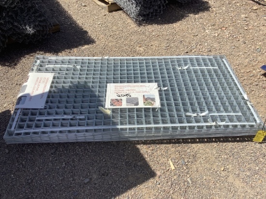 (40) 3FT X 6FT GALVANIZED GARDEN MESH