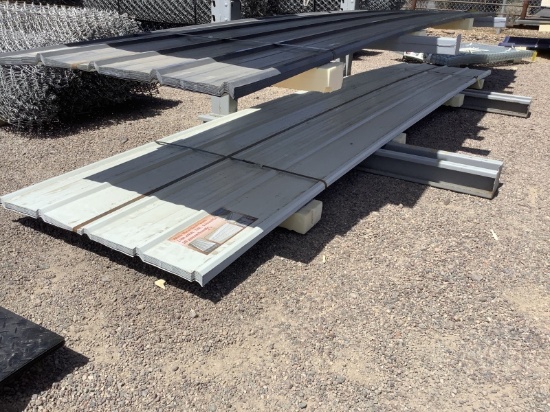 (30) 3FT X 16FT WHITE METAL ROOF PANELS