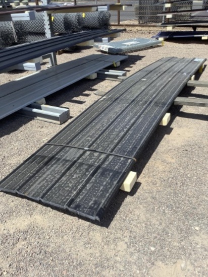 (30) 3FT X 16FT BLACK METAL ROOF PANELS