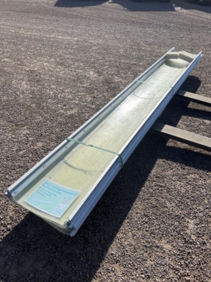 (10) 18.5IN X 12FT POLY ROOF PANELS W/ LOCKING EDGE