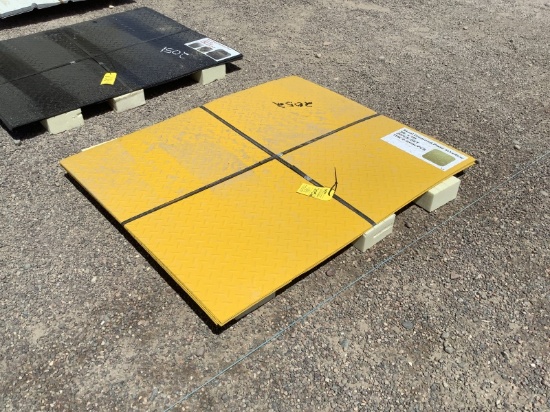 (20) 3FT X 4FT YELLOW METAL SHEETS