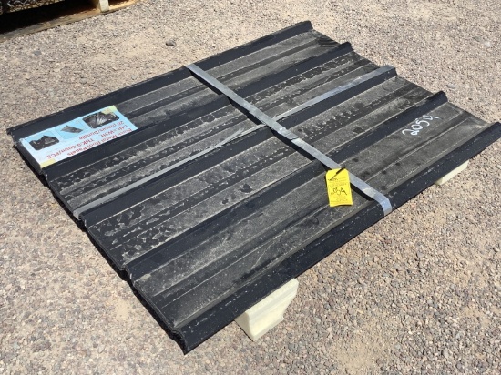 (20) 3FT X 4FT BLACK METAL ROOF PANELS