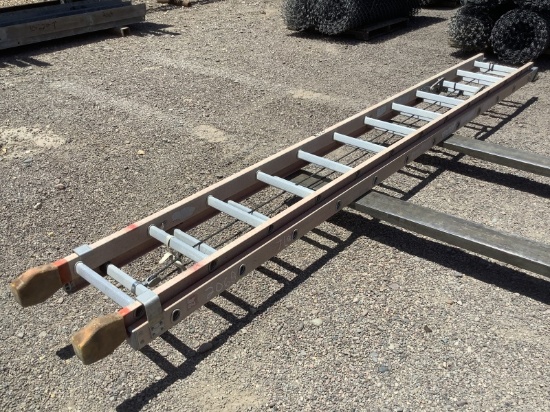 24FT FIBERGLASS EXT LADDER