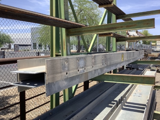(2) 12IN GALVANIZED I BEAMS