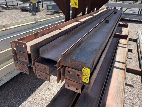 (6) 10IN X 22# I BEAMS