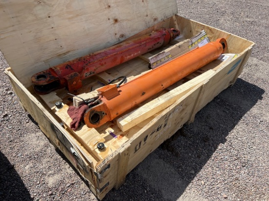 (2) TELESCOPIC LIFT CYLINDERS