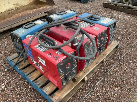 PALLET OF ASST MILLER AND LINCOLN WELDERS