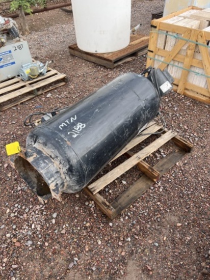 UPRIGHT AIR COMPRESSOR AND ELECTRIC MOTOR