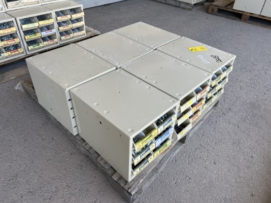 PALLET OF HARDWARE AND ORGANIZERS