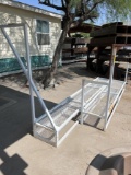 (2) METAL RACKS