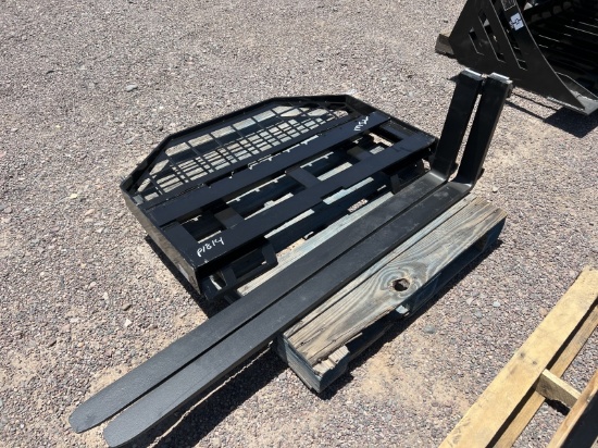 5FT PALLET FORK ATTACHMENT FOR SKID STEER