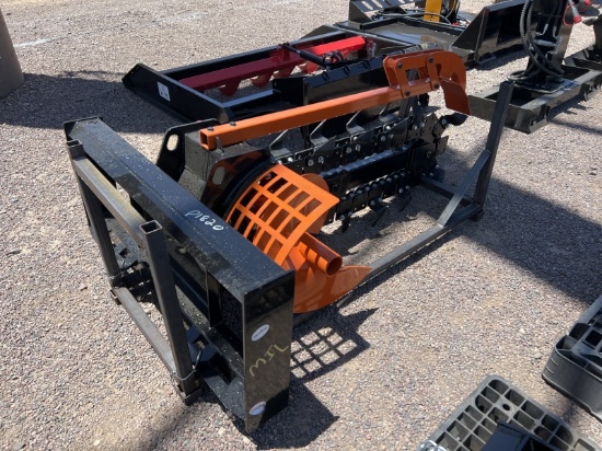 2025 GY-D39F TRENCHER ATTACHMENT FOR SKID STEER