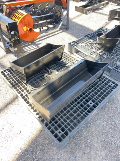 (2) SWIVEL BUCKETS FOR MINI EXCAVATORS