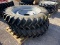 (2) TRACTOR WHEELS AND TIRES