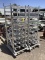 (2) ALUMINUM TRAY RACKS