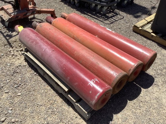 PALLET OF CARBON DI OXIDE FIRE SUPPRESSION TANKS