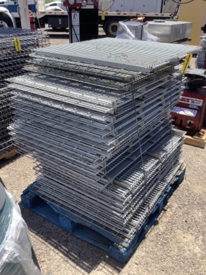 PALLET OF PALLET RACKING SHELVES