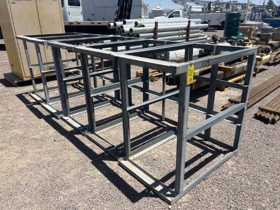 (5) METAL FRAMED RACKS