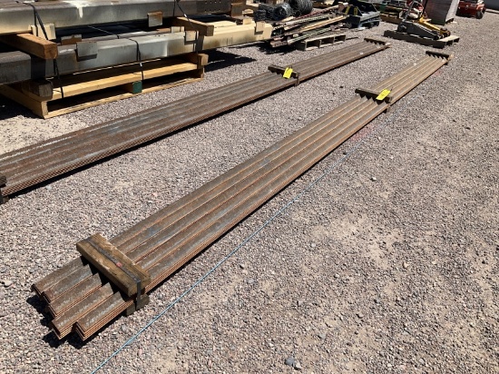 (25) STICKS OF 1 1/2IN X 1 1/2IN X 20FT ANGLE IRON