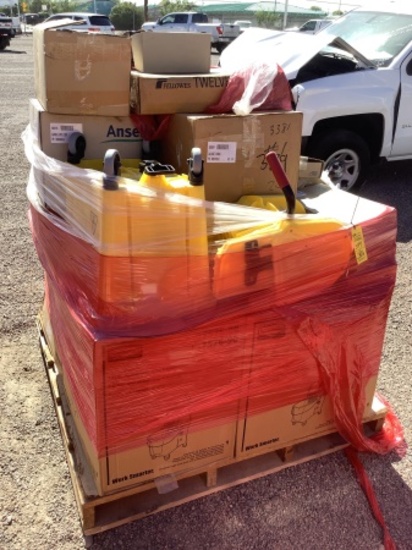 PALLET OF ASST JANITORIAL SUPPLIES