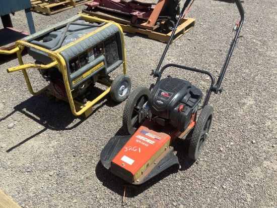 WACKER NEUSON GENERATOR & ECHO TRIMMER