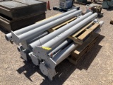 STACK OF ASST FLANGED POSTS