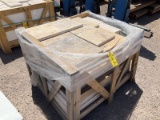 CRATE OF TRAVERTINE PAVERS