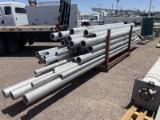 RACK OF ASST ALUMINUM PIPE