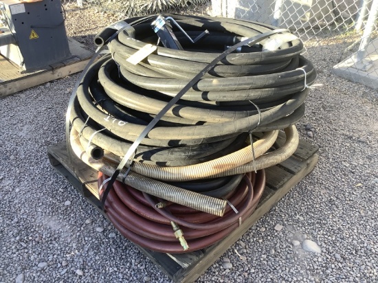 PALLET OF ASST INDUSTRIAL HOSES & JACKS