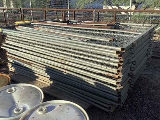 (24) TEMPORARY SITE FENCING PANELS
