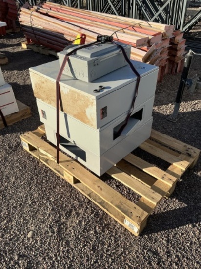 PALLET OF ELECTRICAL ENCLOSURES