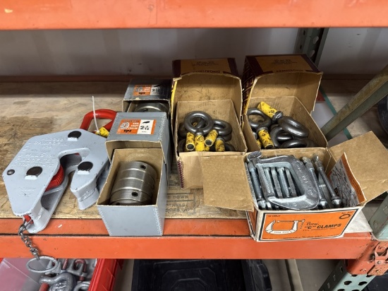 BOX OF UNUSED INDUSTRIAL HARDWARE & LIFT | Heavy Construction Equipment ...