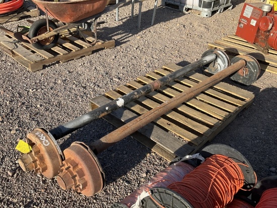(2) 8 Lug Trailer Axles