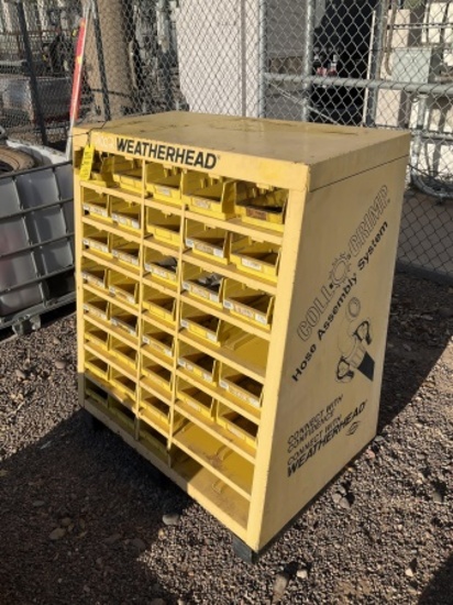 Weatherhead Hydraulic Fitting Storage Cabinet