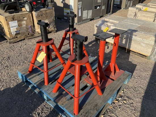 (5) Steel Jack Stands