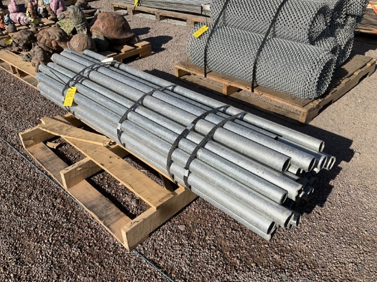 Pallet Of Asst Galvanized Posts